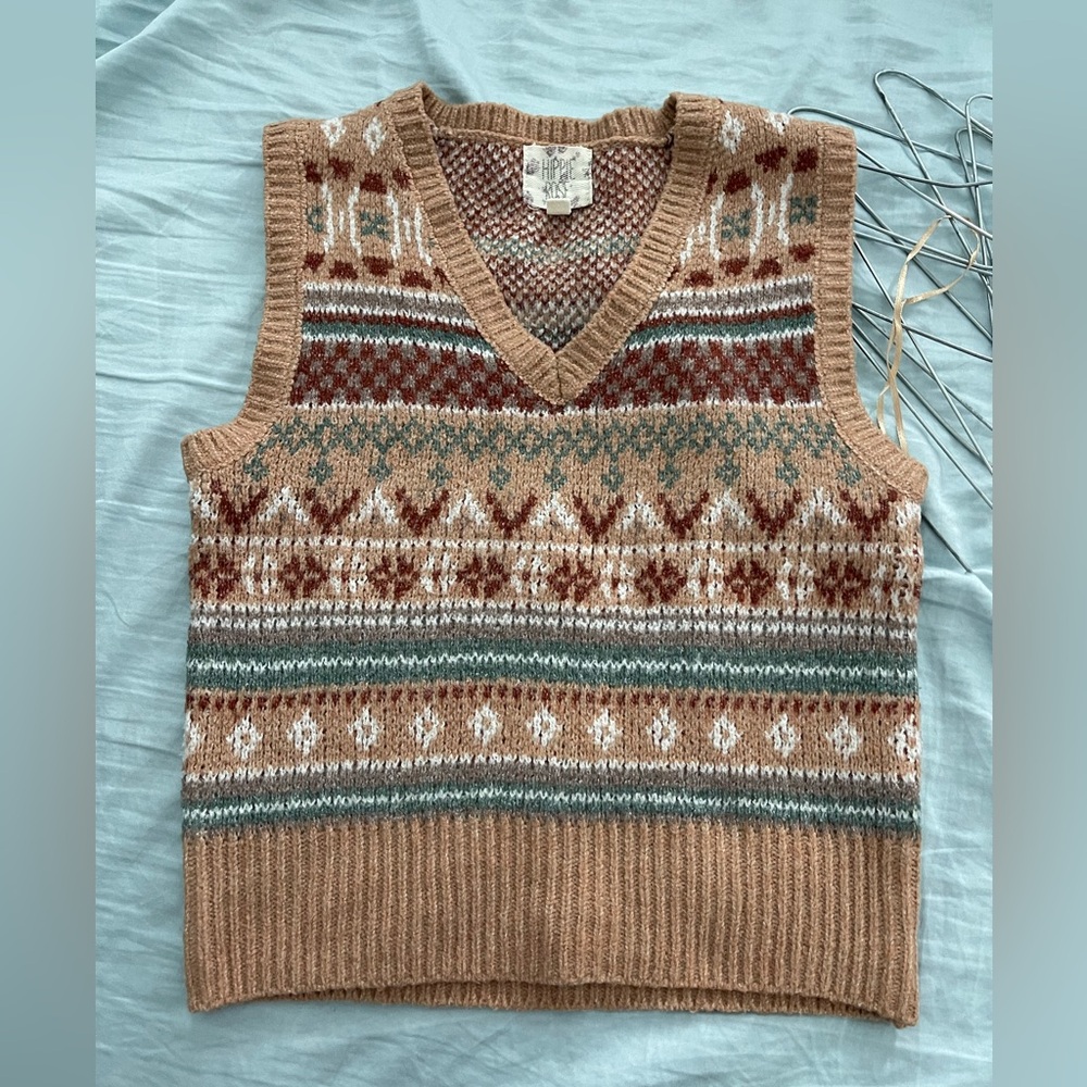 Hippie Rose knit beige size small